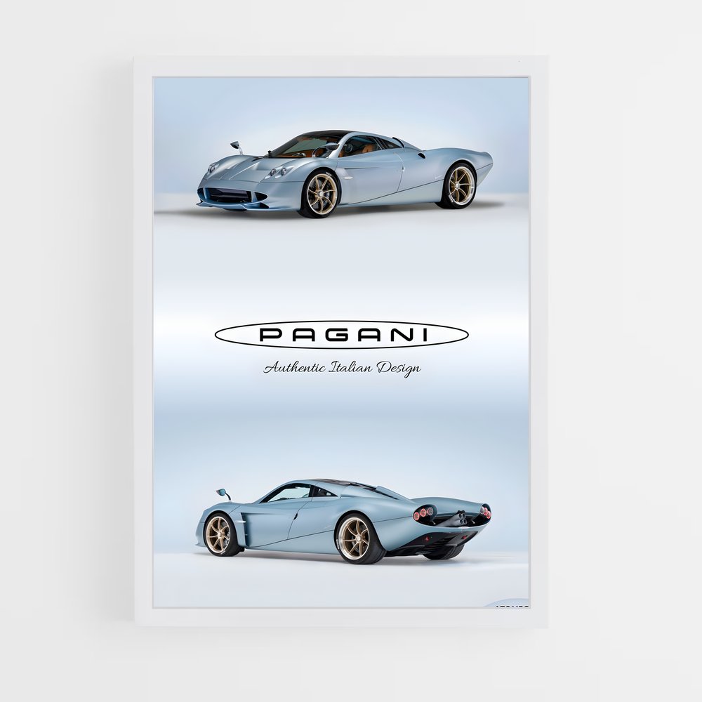Poster Pagan Fury – affiche Pagani (vue 3)